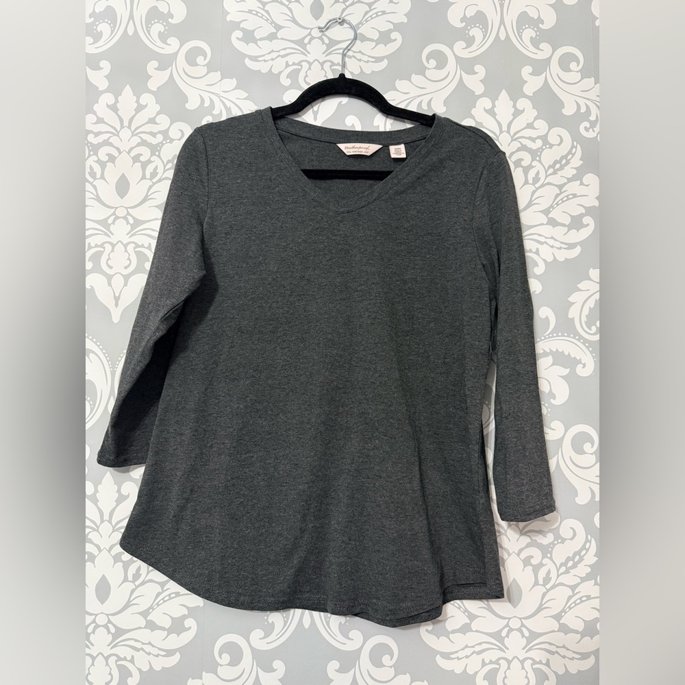 10/$25 • Weatherproof Vintage Cotton‎ 3/4 Sleeve Top